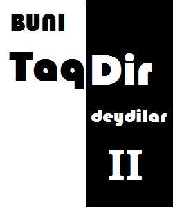 Buni taqdir deydilar (2qism) DAVOMI