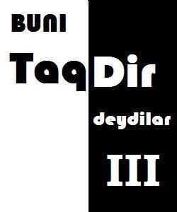 Buni taqdir deydilar (3 qism) DAVOMI